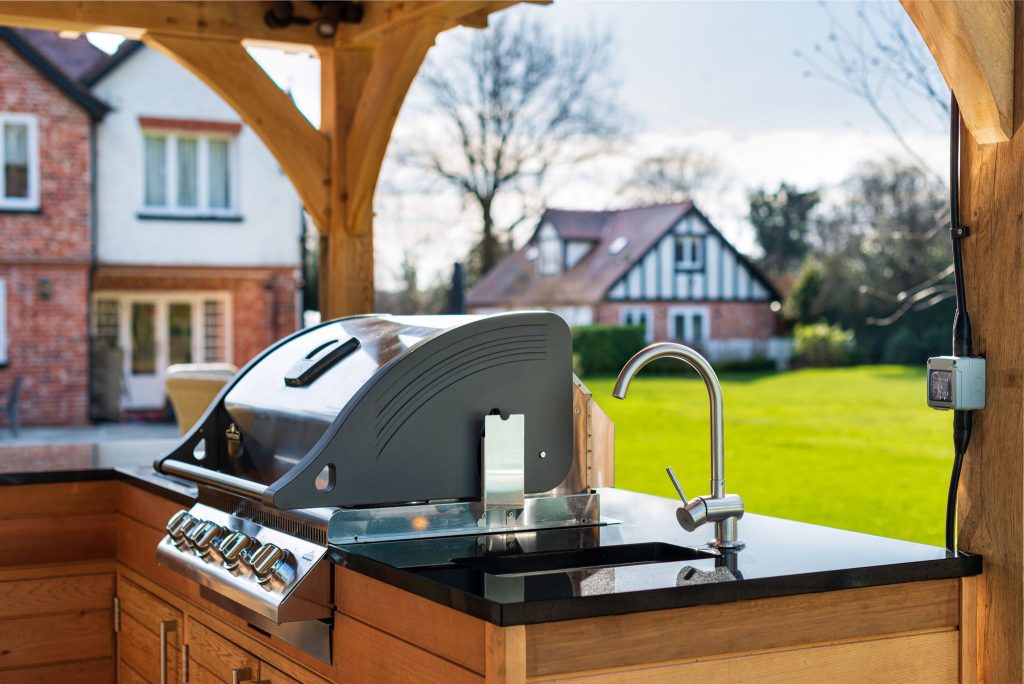 Outdoor kitchen countertops