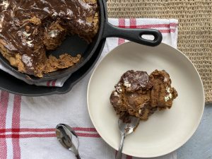 Triple-Chocolate Skillet Cookie Dough recipe 